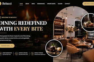 design wix restaurant website online ordering food website