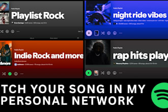 pitch your music to my personal network of spotify playlist curators