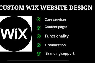 build wix website design, wix  online store ecommerce website