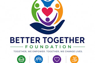 design a community, charity, nonprofit, organization, or foundation logo