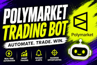 build polymarket trading bot python API websocket dashboard arbitrage scanning