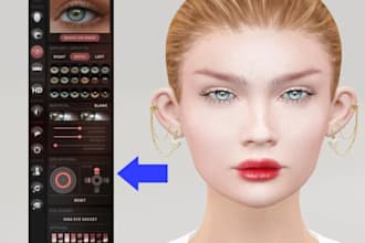 customize your avatar with toggles outfit body sliders and expression