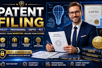 prepare patent filing utility patent provisional patent