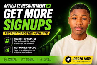recruit targeted affiliates for your affiliate program growth