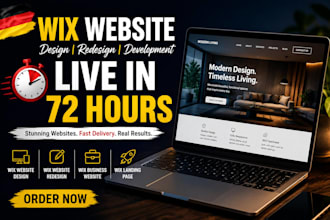 get your wix website launch ready in 72 hours