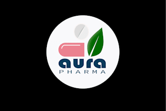design a professional  pharmaceutical logo and graphic posters