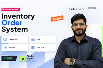 build an inventory management pos and order management web app