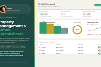 create a rental property spreadsheet for landlords and airbnb hosts