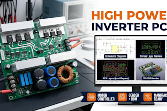 design high power inverter pcb and motor controller