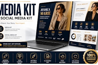 design medial kit social medial kit epk design press kit flyer design one sheet