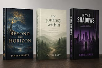 design book cover, ebook cover, paperback hardcover design amazon kindle cover