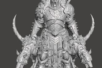 sculpt 3d printable tabletop game,fantasy miniature dnd