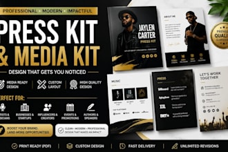 design epk,media kit,press kit,speaker kit,one sheet, electronic press kit