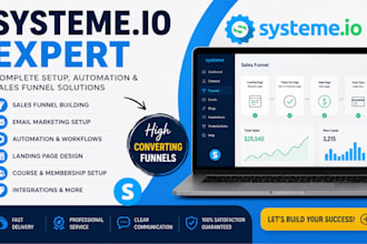 create systeme io sales funnel design systeme io landing page systeme io website