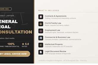 provide professional legal advice