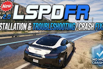 install and fix lspdfr with crash troubleshooting mods and fix gta v crashes