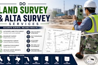 do land survey and alta survey services ca il tx fl wa az nv co