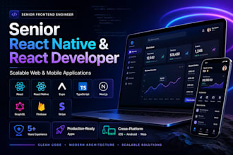 build scalable react, react native, and expo applications