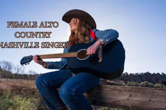 sing your blues song hit pop country pop trap pop as a female singer songwriter