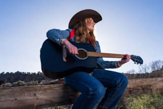 sing your blues song hit pop country pop trap pop as a female singer songwriter