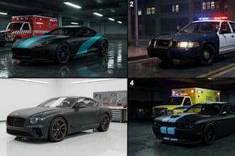 do sport car fivem police livery car skin ems gta v rp textures interceptor wrap