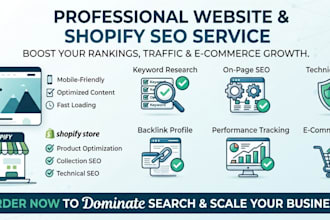 optimize your website and shopify store SEO
