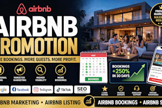 airbnb promotion airbnb marketing airbnb listing airbnb bookings airbnb SEO