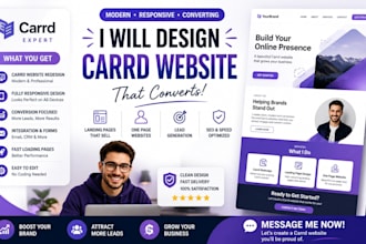 redesign carrd website carrd landing page carrd co one page website system io