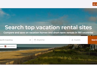 design short term rental website vacation rental direct booking airbnb vrbo