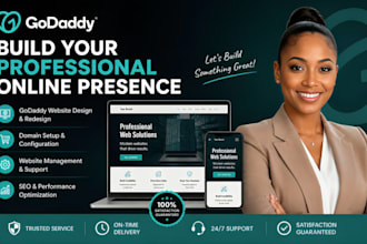 godadaddy website design develop godaddy website godaddy airo ai