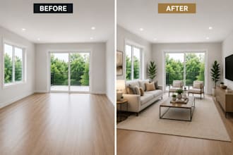 create realistic ai property virtual staging for real estate photos