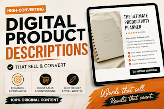 write compelling shopify and amazon product descriptions