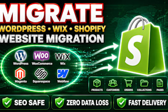 wordpress to shopify shopify migration wix to shopify migrate website
