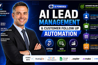 build ai lead management and customer follow up automation
