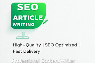 write SEO blog articles and website content