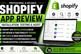 do shopify app review shopify app installation testing shopify app audit