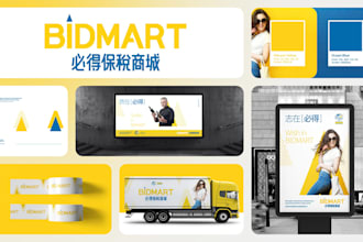 create a full brand identity and visual style guide