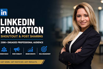 share shoutout your content with linkedin 31k audience promote marketing