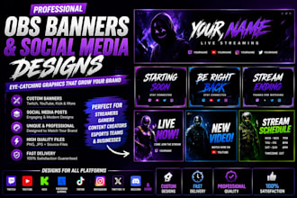 create custom obs scenes overlays and stream layouts