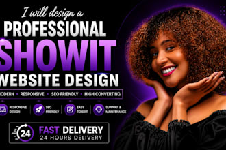 design showit website, redesign showit website and showit template