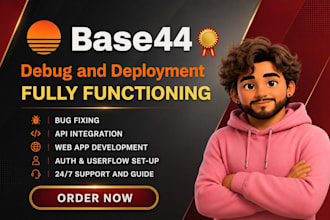 base44 integration expert base44 deployment base44 bug fixing as a base44 expert