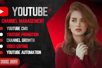 build youtube automation with cms setup with SEO, design viral thumbnails