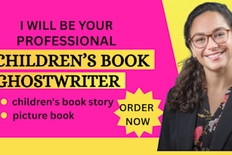 ghostwrite your children book story and picture book