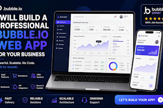 build a professional bubble web app for your business