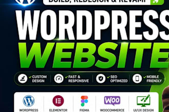redesign wordpress business website or rebuild website