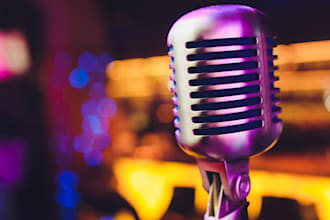 do professional female voiceover in italian and english