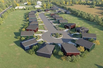 photorealistic building exterior rendering  for real estate, marketing ready cgi