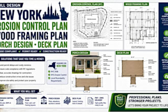 design new york erosion control plan wood framing plan porch design deck plan