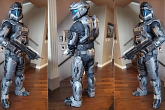 create custom cosplay creation wearable full game anime armor