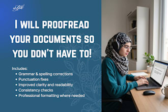 professionally proofread and correct your grammar